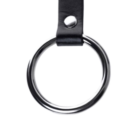 Кольцо с зажимами на соски ToyFa Metal