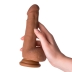 Фаллос-вибратор RealStick Elite Mulatto, ToyFa